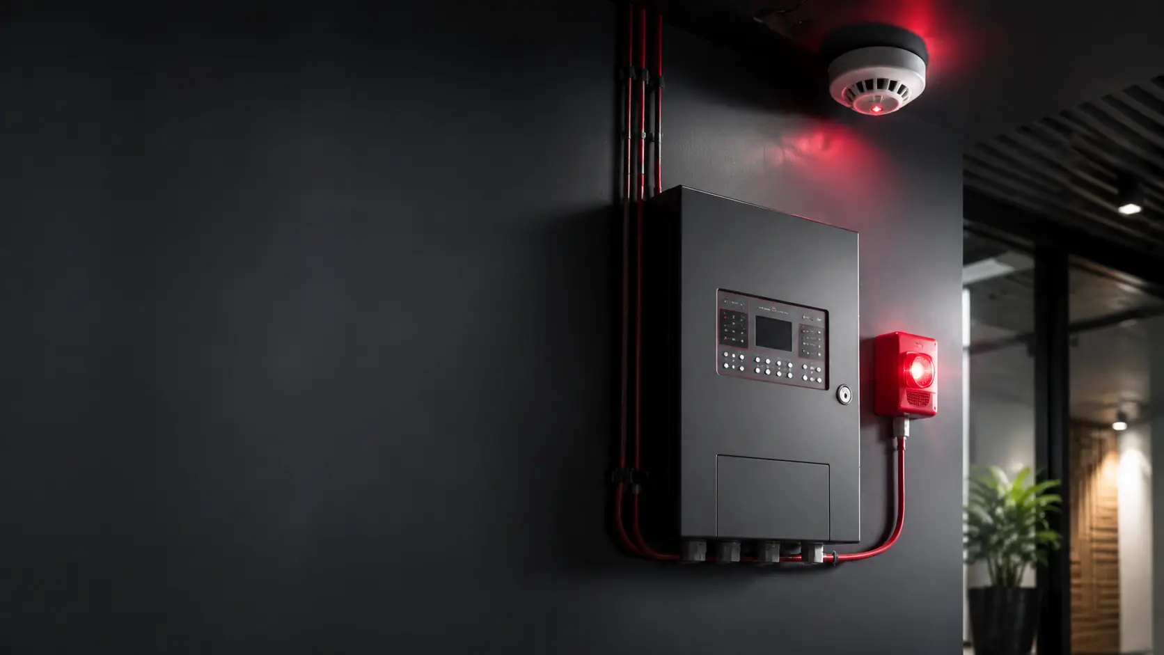 Commercial fire alarm control panel and detection equipment
